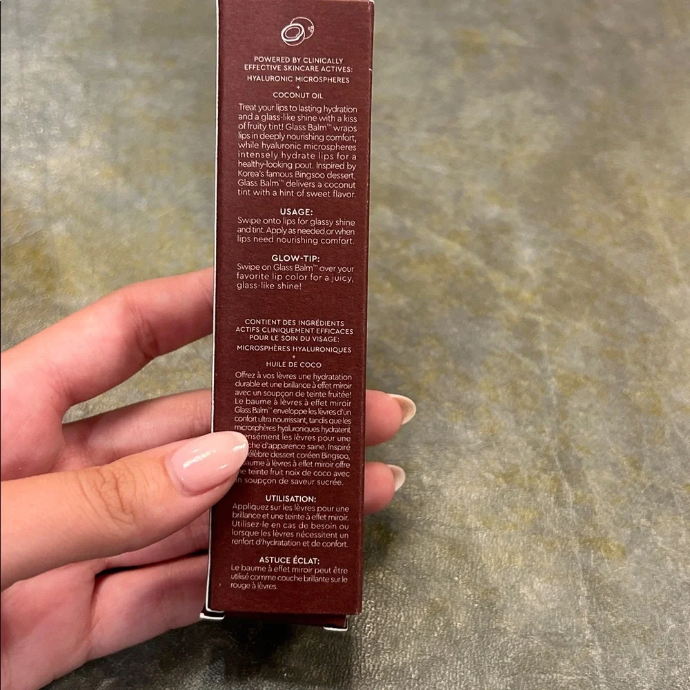 Glow Recipe Glass Balm Lip Treatment- Coconut Bingsoo